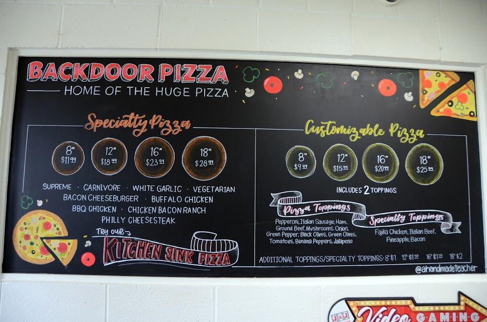 Backdoor Pizza & More Menu image 4